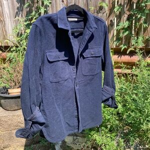 Everlane Heavyweight Overshirt Navy ~ M